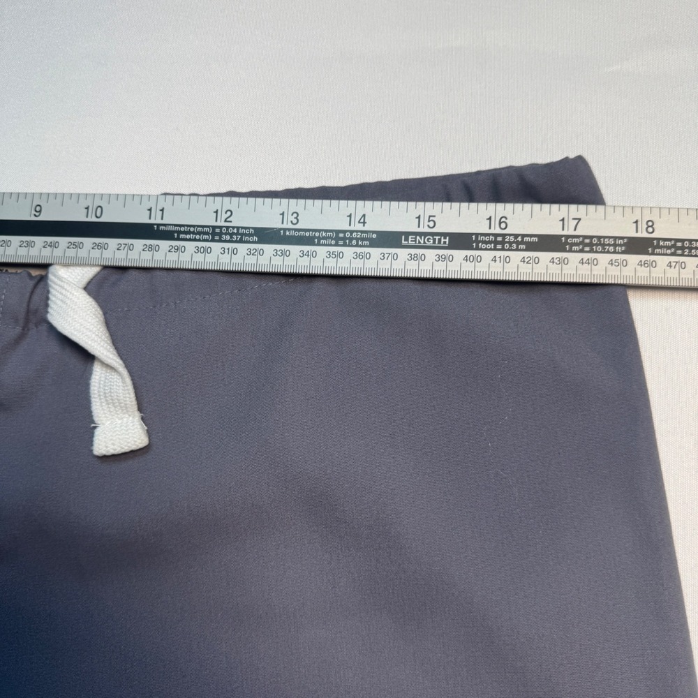 Urbane Womens Scrub Pants Size Petite Extra Small Gray Drawstring Elastic Waist - Picture 6 of 8